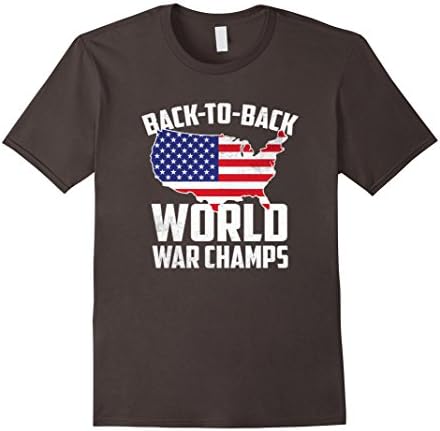 Men's Back-To-Back World War Champs - PatriotTee 2XL Asphalt