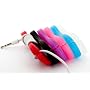 Tuff-Luv Earphone Cable Tuff-Ties - Wrap and Snap Colour Black Snapper