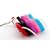 i-Nique Tuff-Luv Earphone Cable Tuff-Ties - Wrap and Snap Colour Black Snapper