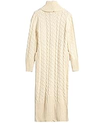 Sweater High-Neck Turtleneck Spring Fall Winter Cotton/Polyester/Wool/Knit  Dress