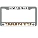 New Orleans Saints NFL Chrome License Plate Frame by Rico Industries