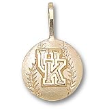 Univ Of Kentucky Uk Baseball Pendant (Gold Plated)