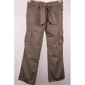 Plus Size Girls Khaki Green Star Ride Pants
