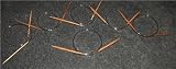 5 sizes 9 inches Bamboo Circular Knitting Needles (US6, 7, 8, 10 and 10.5)
