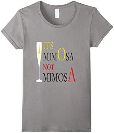 Women's It's harry mimOsa not mimosA potter t shirt Medium Slate