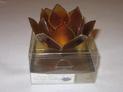 Mini Topaz Capiz Shell Tealight Holder