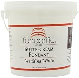 Fondarific Buttercream Wedding White Fondant, 5-Pounds
