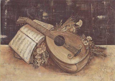 Harp HIGH QUALITY MUSEUM WRAP CANVAS Print Equipo color 30x23
