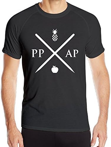 PPAP Pen Pineapple Apple Pen Men's T Shirts For Sports Gym Running Black