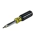 Screwdriver Nut Driver 11 in 1 has Phillips and Square Bits, Nut Drivers, Core Remover, More Klein Tools 32527