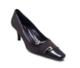Authentic 2007 Prada Logo Jacquard Buckle Pumps Shoes