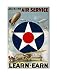 Join the Air Service Recruiting Advertisement Fridge Magnet