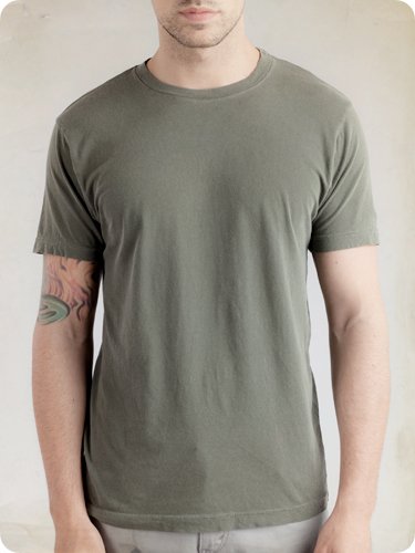 Basic Crew Tee(PIGMENT FATIGUE,MEDIUM)