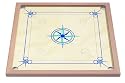 Atelier Radscha 8211 - Carrom standard, dunkelblau-hellblau