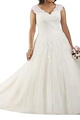 V-neck Lace-Up Spaghetti Strap Satin  Natural   Waistline Floral Print  Ball Gown Wedding Dress 