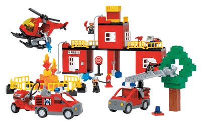 418yefOzgwL Lego Duplo Fire Station
