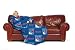 NHL New York Rangers Adult Comfy Throw Blanket with Sleeves
