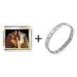 Pugster Gold Plated Egyptian Mummy-Tutankhamen Photo Italian Charm
