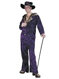 Big Daddy Purple Pimp Costume Halloween