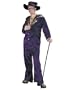 Big Daddy Purple Pimp Costume Halloween