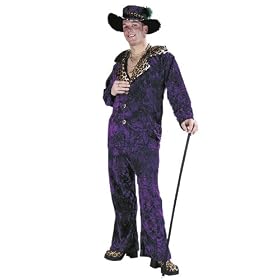 Buy Big Daddy Purple Pimp Costume Halloween by Big Daddy