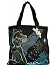 Loungefly Disney Tinkerbell With Stars Black Shoulder Tote Bag