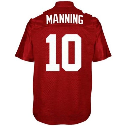 NEW York Giants #10 Eli Manning Red Jerseys Authentic Football Jersey Size 48-56 (Please Select the Size When You Order, Can Do Drop Shipping)