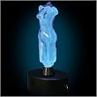LumiSource Mini Venus Electra Lamp, Blue/Blue