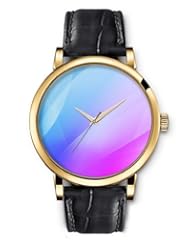 SPRAWL Aanalog Fashion Series Gold Ladies Watches of Genuine Black Leather Strap,Unique Wrist Watch for Women Girls Designed with Color transparencies
