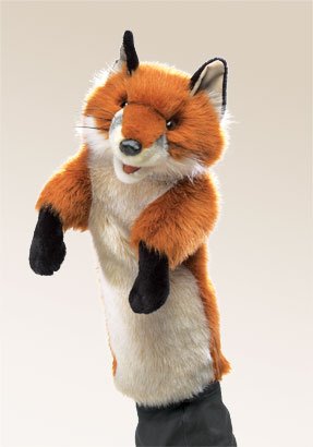 Childrens Toyshop  Toys : Folkmanis Fox Stage Puppet
