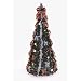 Christmas Tree 6FT Bronze & Gold, Pop Up, Pull Up, Collapsible, 350 Lights