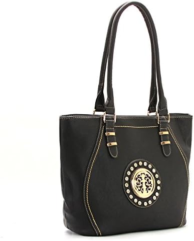 Royal LIZZY Couture Son De La Musique Shoulder Tote - BLACK