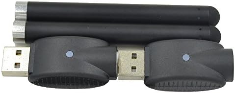 GROWTECH Two Atomatic Bud Touch - O-Pen - Batteries - 510 Threa- - Color Black -- Lights RED -- Automatic Battery with Stylus Touch - Including Chargers