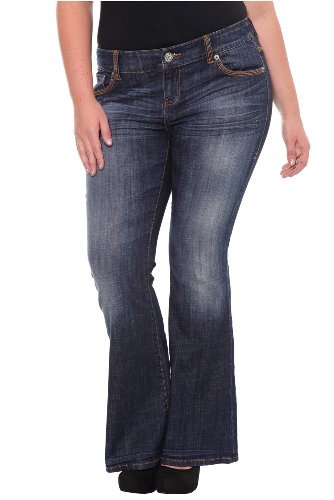 Torrid Plus Size Z. Cavaricci Couture - Portia Clean Wash Flare Jean product image