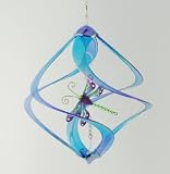 Outdoor Living : Dragonfly Blue Acrylic Wind Spinner