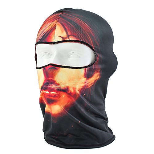 Coxeer® New 3D Outdoor Head Printing Mask Sun-proof Ultraviolet-proof Balaclavas