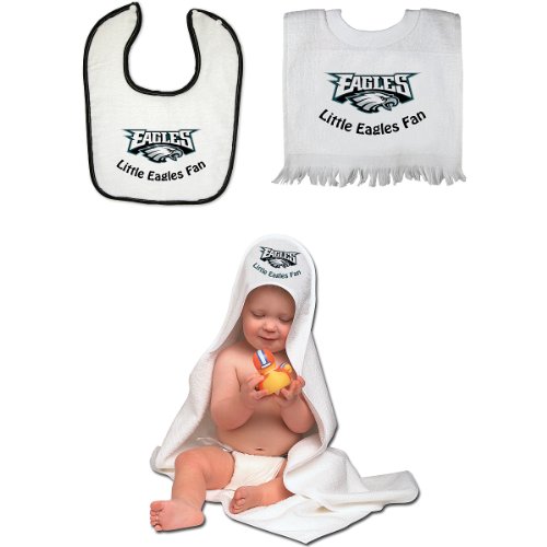 Mcarthur Philadelphia Eagles Toddler Bib And Bath Set