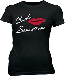 30 Rock Dark Sensations Strip Club Black Juniors/Ladies T-shirt Tee