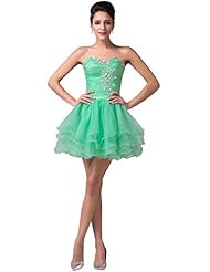 Strapless Acrylic Sweetheart Beaded Ruched Sequined Lace-Up Cocktail Evening Dress/Homecoming Dress/Bridesmaid Dress/Pageant Dress/Prom Dress/Party Dress/Wedding Dress 