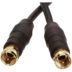 AmazonBasics Koaxial-Verl�ngerungskabel (Schwarz) (7,62 Meter)