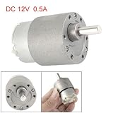 150RPM Output Speed 12V Rated Voltage 0.5A DC Geared Motor