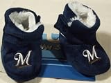 Milwaukee Brewers MLB Baby High Boot Slippers