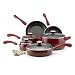 Paula Deen, 12512, 15 Piece Porcelain Cookware Set, Red Paula Deen, 12512, 15 Piece Porcelain Cookware Set, Red