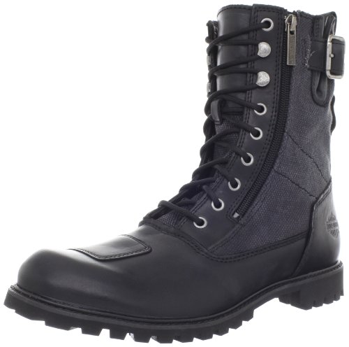 Harley-Davidson Men's Detonator Motorcycle Boot,Black,10 M US