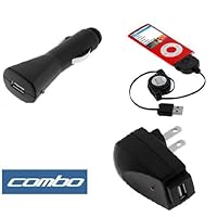 3 in 1 charger kit - car charger travel charger USB charger and date cable