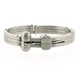 Stainless Steel Bangle Men's Bracelet by Bucasi