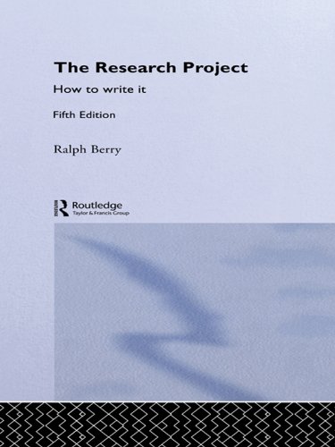 The Research Project: How to Write It (Routledge Study Guides)