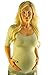 Mommylicious Black and Tan Striped Seamless Scoop Neck Maternity Top (Black Tan Striped)