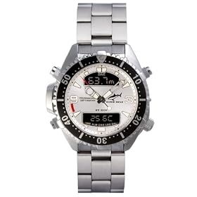 CHRIS BENZ Depthmeter Digital 200m Silver MB - Diving Watch by Chris Benz