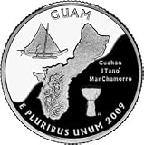 2009 P & D Mint Guam Territories Quarters Set 2 Uncirculated Coins